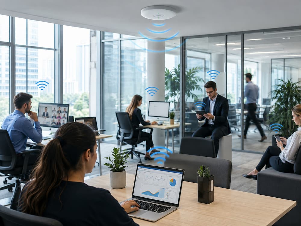 mejorar la cobertura WiFi en oficinas